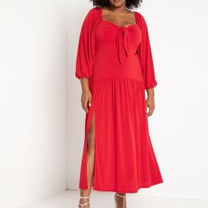 Tie Front MAXI DRESS